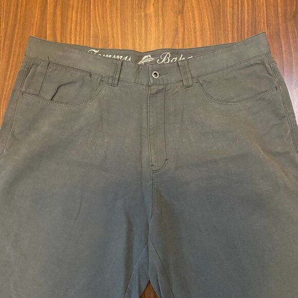 Tommy Bahama Grey Cotton Blend Loose Pants Mens Size‎ 38 - Picture 3 of 8